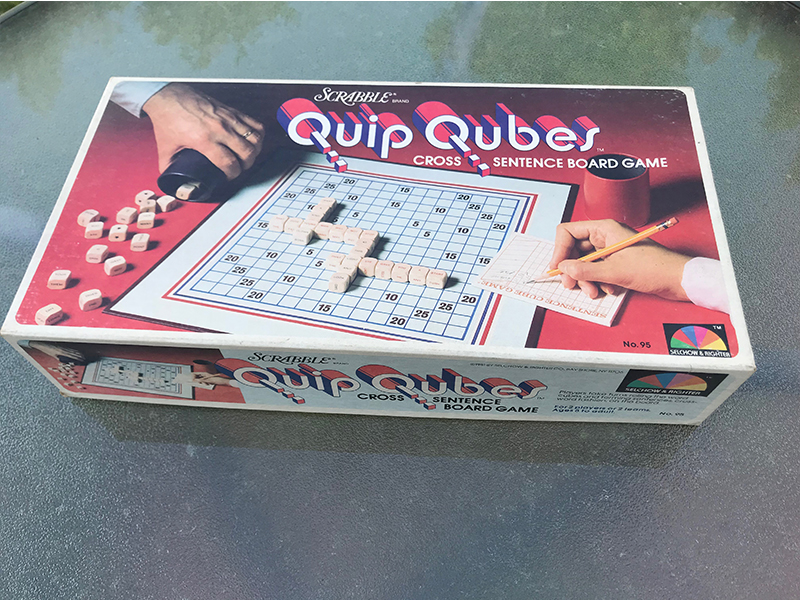 U-PICK Scrabble Quip Qubes Word Cubes Game 40 Dice or game board 