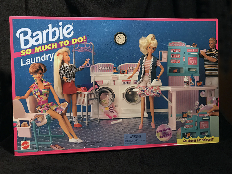barbie laundry set