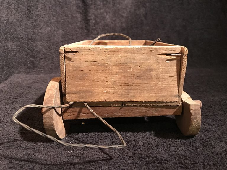 Antique 1920s Childs Handmade Wooden Wagon “Superior” – goedenoldies